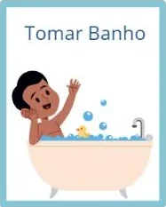 Card: tomar banho